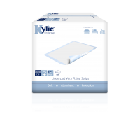 Kylie® Disposable Underpads With Fixing Strips | 60 x 90cm Kylie® Disposable Underpads With Fixing Strips | 60 x 90cm