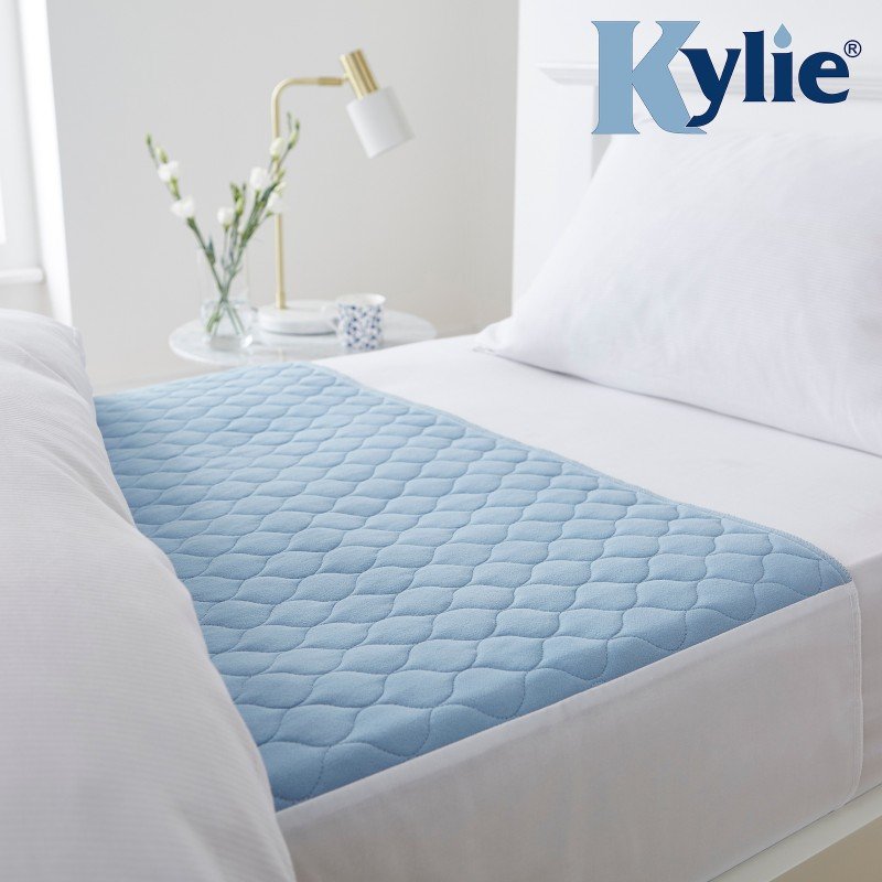 Kylie® Bed Pad 3 Litre Single Bed Blue